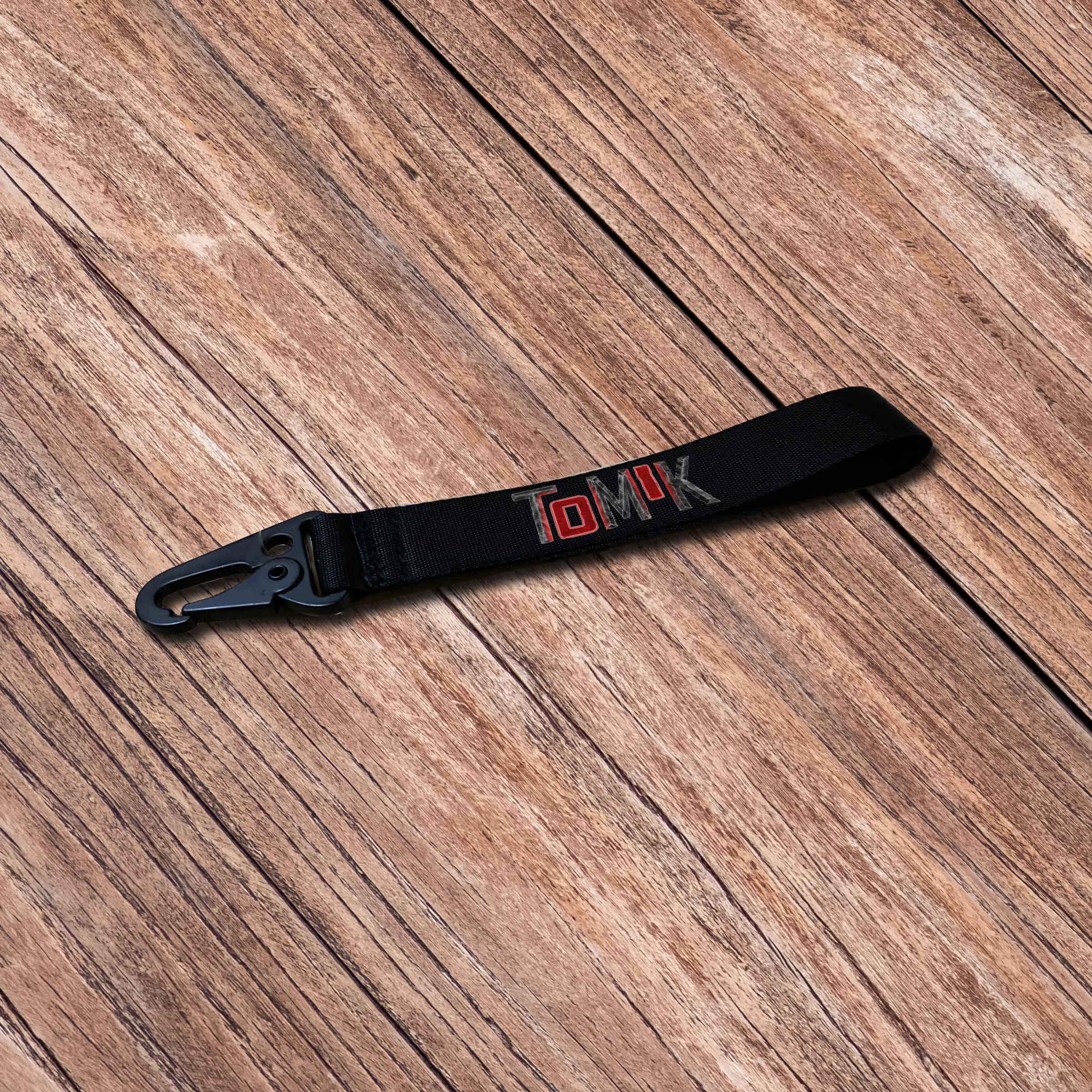 Schlüsselband "ToMiK" mit Karabinerhaken Schlüsselband "ToMiK" mit Karabinerhaken